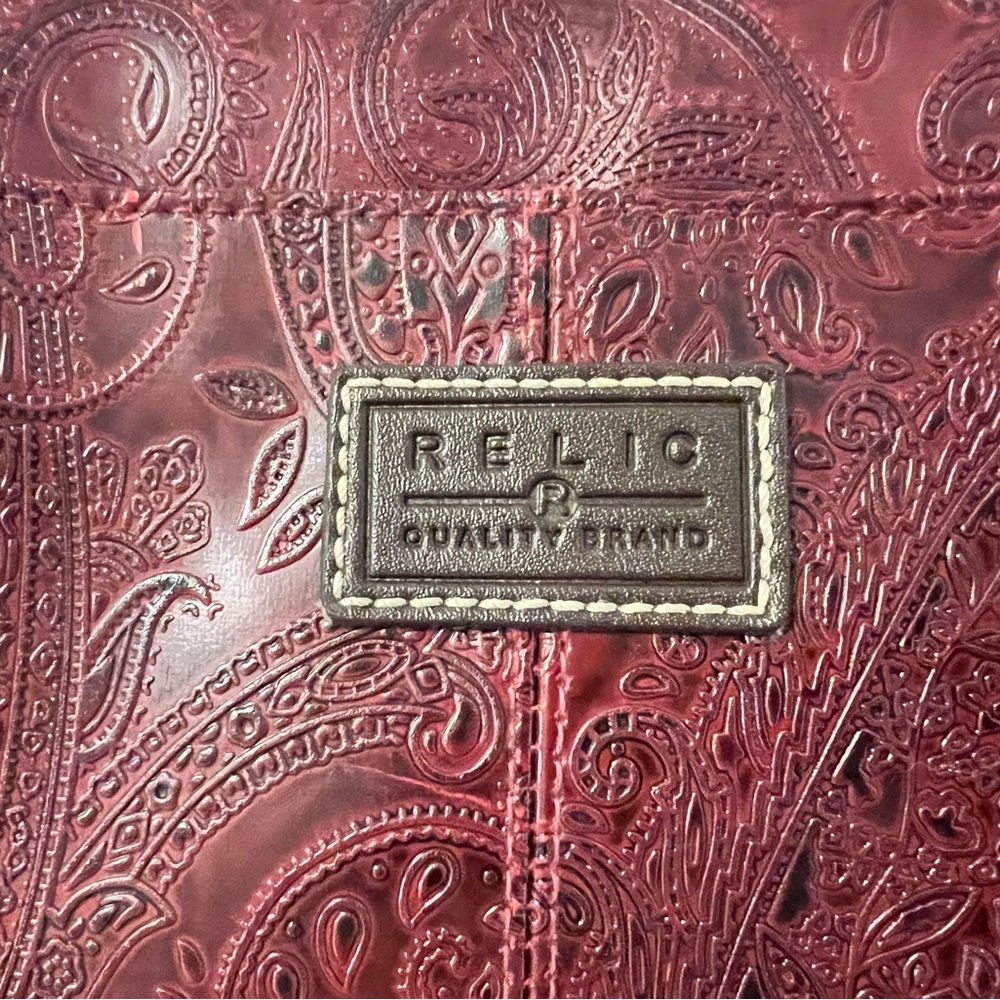 Vintage Relic Burgundy Shoulder Bag